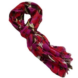 Kate Spade Rio Tropical Floral Scarf